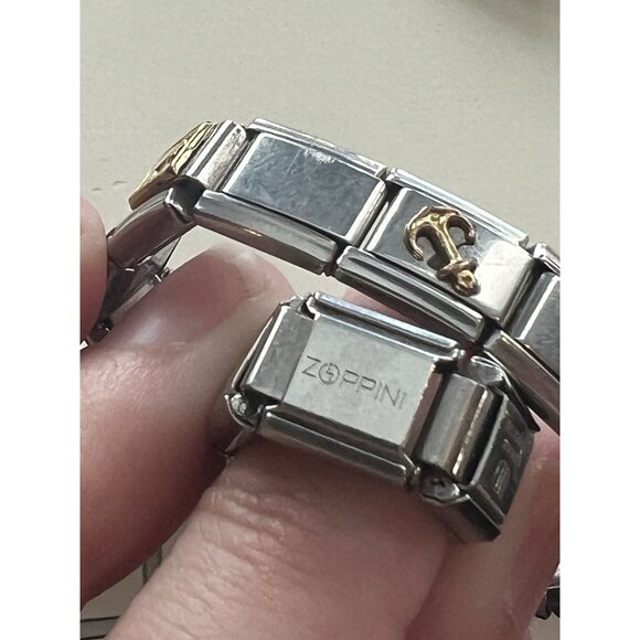 Casa d'Oro Stainless Steel Stretch Charm Bracelet Mother Whale Anchor Eagle - Picture 12 of 14